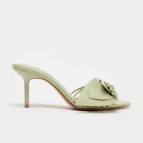 ZARA FLOWER SANDALS - Picture 8 of 10